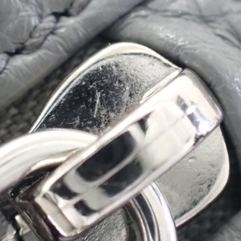 Prada Vittero Dino 2vz098 Body Bag Leather Gray Silver Hardware Men's [ranked A