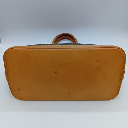 Louis Vuitton Monogram Alma Handbag M51130 Brown Padlock Key Miss Ing
