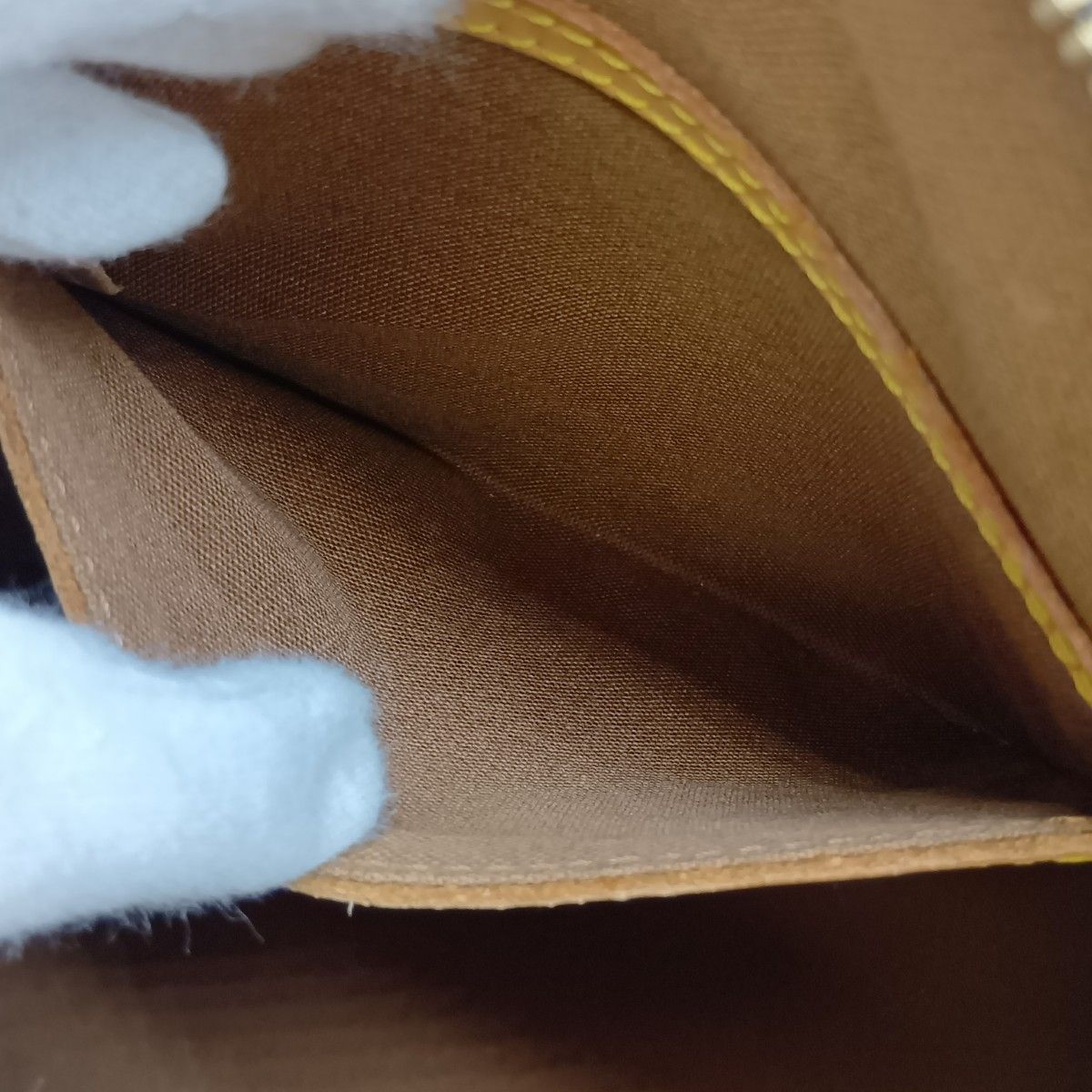 Louis Vuitton Monogram Alma Handbag M51130 Brown Padlock Key Miss Ing