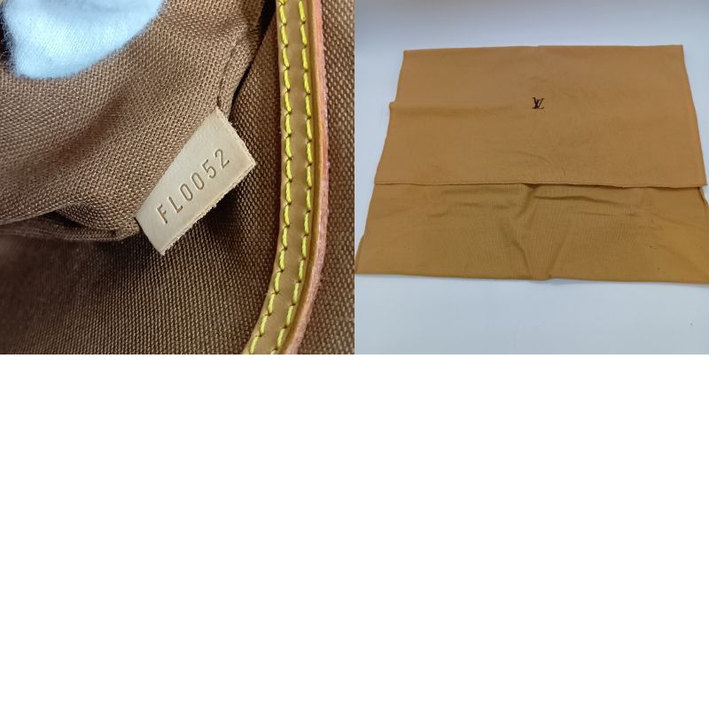 Louis Vuitton Monogram Alma Handbag M51130 Brown Padlock Key Miss Ing