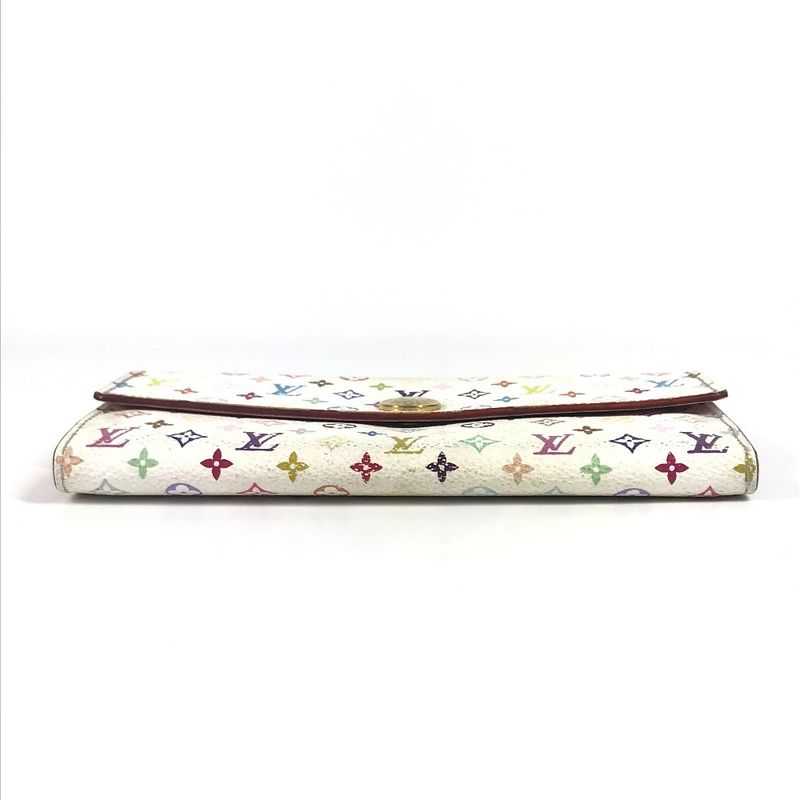 Louis Vuitton Portefeuille Sarah Rich M93744 Monogram Multicolor Canvas Bronze