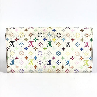 Louis Vuitton Portefeuille Sarah Rich M93744 Monogram Multicolor Canvas Bronze