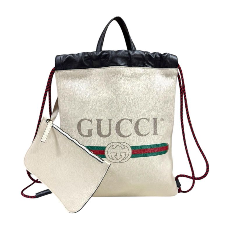 Gucci Sherry Backpack Daypack Leather 523586 Unisex Gucci  Gucci