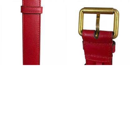 Gucci GG Marmont Waist Bag Leather 476434 Red Ladies Gucci  Gucci