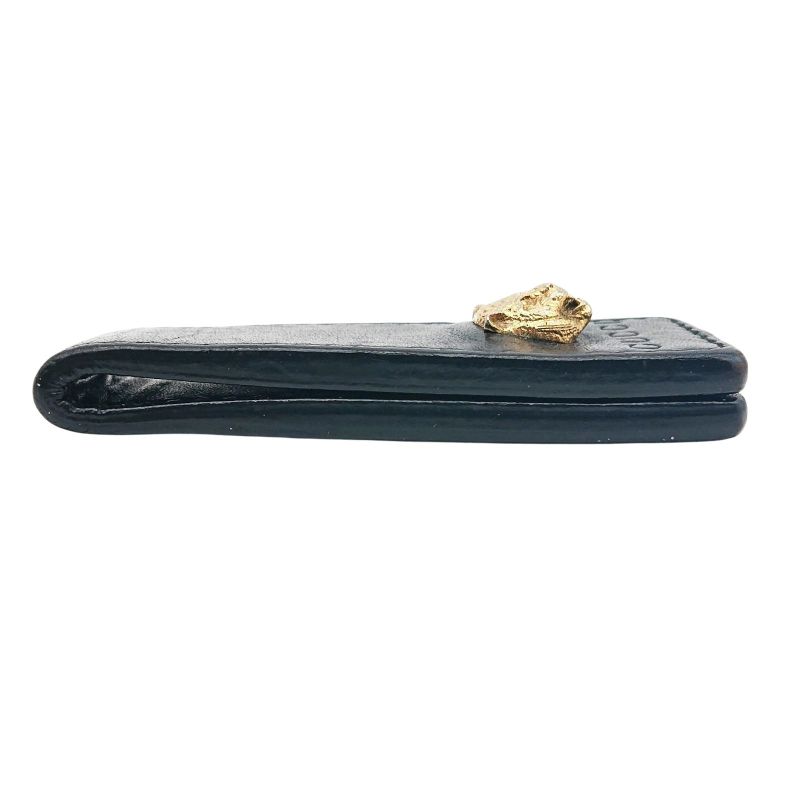 Gucci Animalier Taiga - Money Clip Leather Black Gold