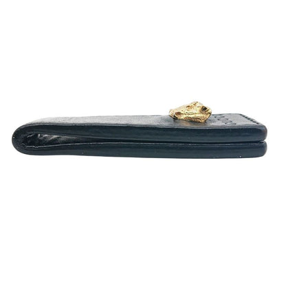 Gucci Animalier Taiga - Money Clip Leather Black Gold