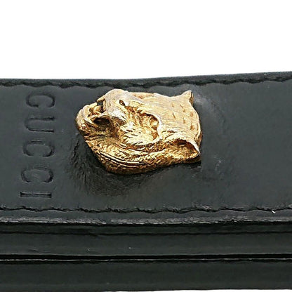 Gucci Animalier Taiga - Money Clip Leather Black Gold