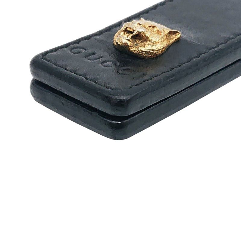 Gucci Animalier Taiga - Money Clip Leather Black Gold