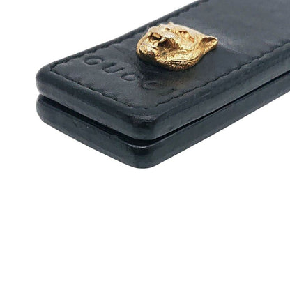 Gucci Animalier Taiga - Money Clip Leather Black Gold