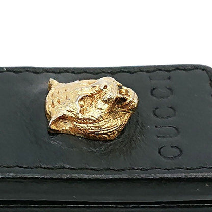 Gucci Animalier Taiga - Money Clip Leather Black Gold