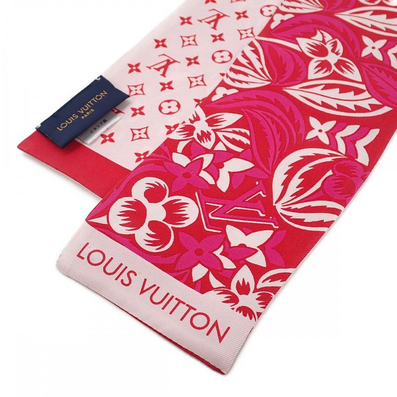 Louis Vuitton Bandeau Monokinawa M70705 Scarf Silk Pink Ladies [rank B