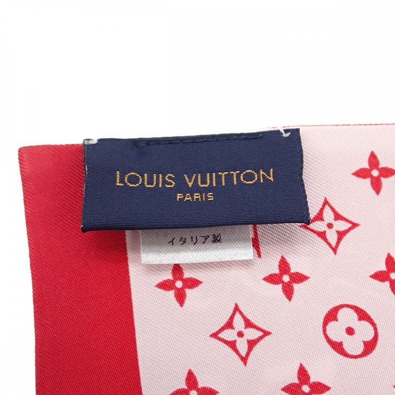 Louis Vuitton Bandeau Monokinawa M70705 Scarf Silk Pink Ladies [rank B