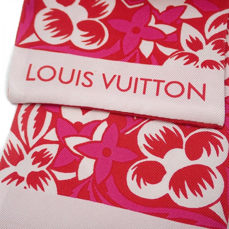 Louis Vuitton Bandeau Monokinawa M70705 Scarf Silk Pink Ladies [rank B
