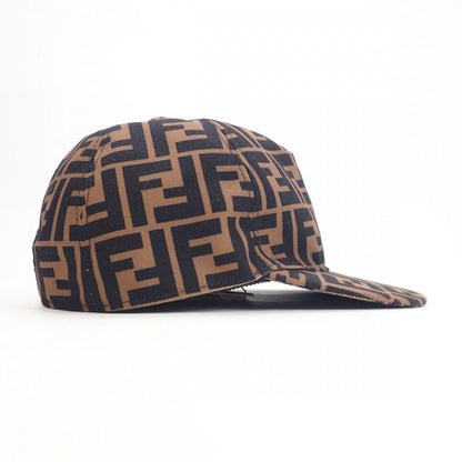Fendi Baseball Zucca Pattern Jup004_aapv Cap Polyester Cotton Brown Kids [S Rank