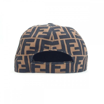 Fendi Baseball Zucca Pattern Jup004_aapv Cap Polyester Cotton Brown Kids [S Rank
