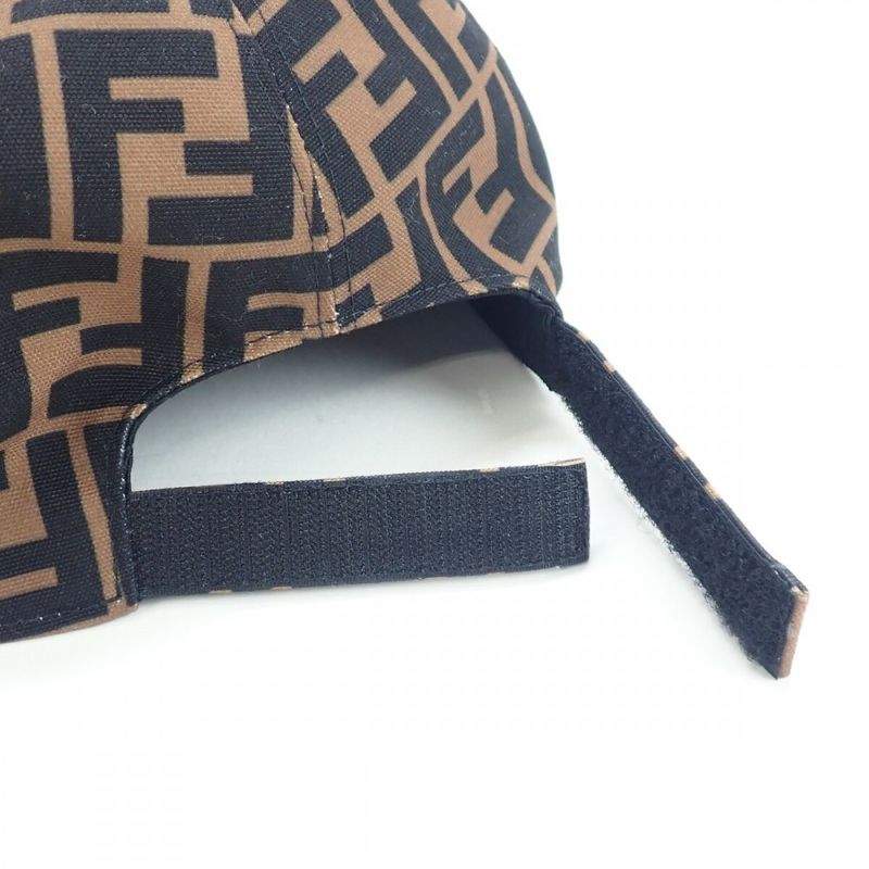 Fendi Baseball Zucca Pattern Jup004_aapv Cap Polyester Cotton Brown Kids [S Rank