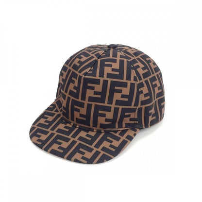 Fendi Baseball Zucca Pattern Jup004_aapv Cap Polyester Cotton Brown Kids [S Rank