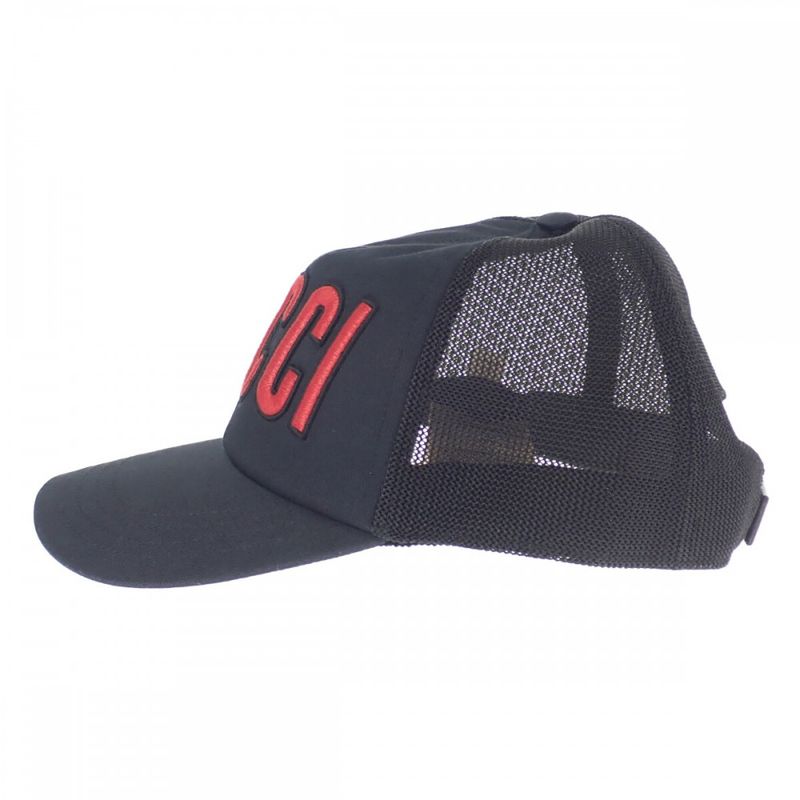 Gucci Baseball With Patches 701324 4haoy 1060 Cap Cotton Black Men's Women's