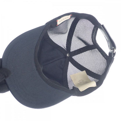 Gucci Baseball With Patches 701324 4haoy 1060 Cap Cotton Black Men's Women's