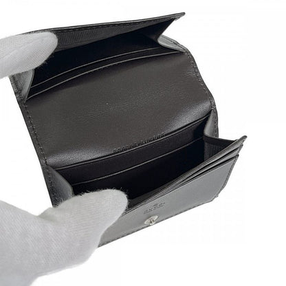 Gucci Shimmer 386862 Card Case Leather Brown Men's Women's Iseya