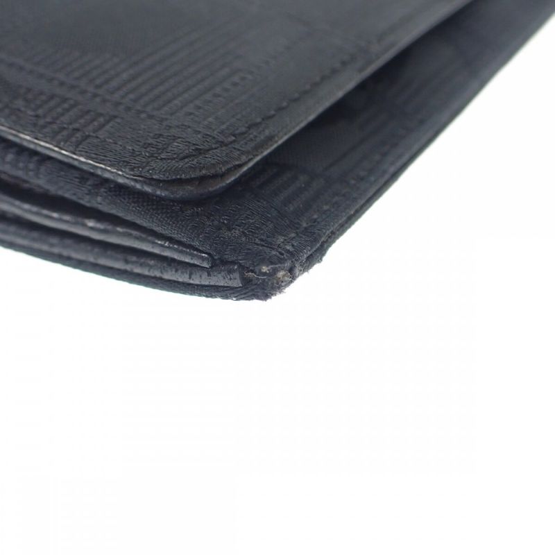 [AB Rank] Chanel New Travel Line A15788 Long Wallet Nylon Leather Black Ladies