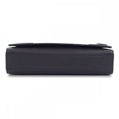 Louis Vuitton New Flap M30807 Shoulder Bag Messenger Bag Taiga Noir Black Men