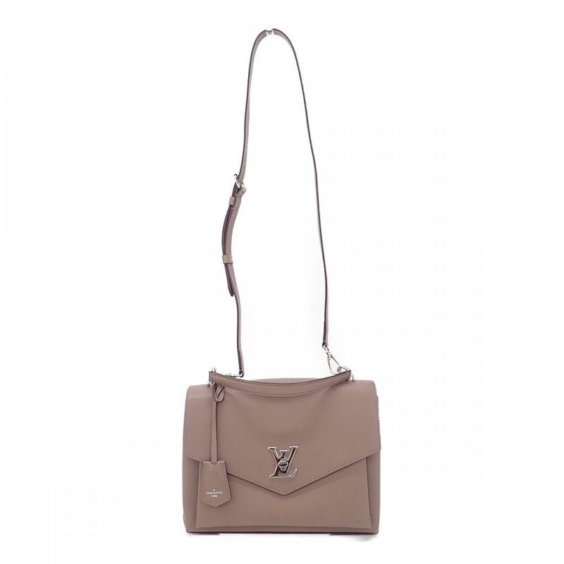 Louis Vuitton My Lock Me Satchel M54877 2WAY Bag Shoulder Bag Calf Taupe Grace
