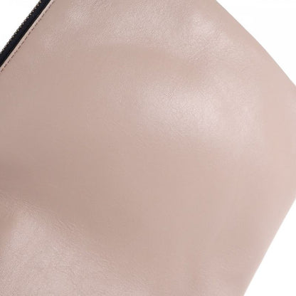 Fendi Flat Pouch Large 8n0178 AEHR Pouch Clutch Bag Calf Pink Men Ladies [AB