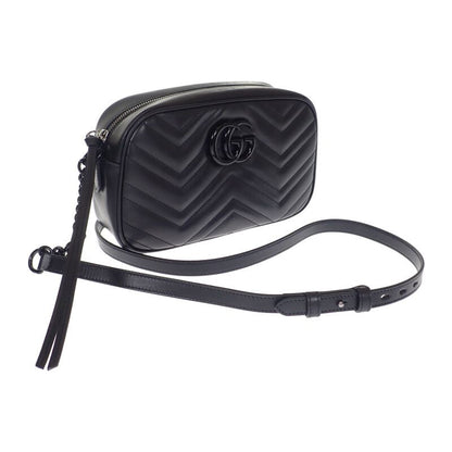 Gucci GG Marmont Small Shoulder Bag 447632 Dtdhv 1000 Chain Shoulder Leather