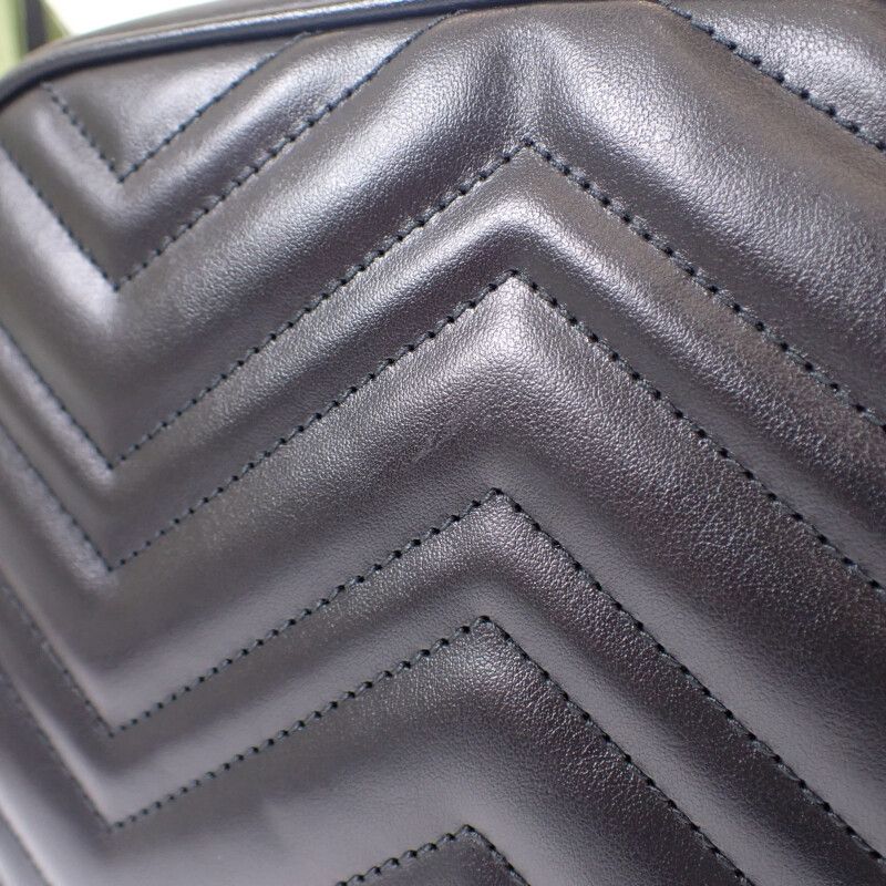 Gucci GG Marmont Small Shoulder Bag 447632 Dtdhv 1000 Chain Shoulder Leather