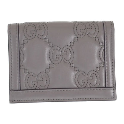 Gucci Ggmatelasse Wallet 723786_um8iauthenticity Card Case Quiltedleather Gray