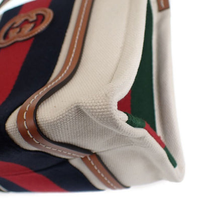 Gucci Interlocking G Mini Tote Bag 727735 2WAY Bag Shoulder Bag Canvas Leather