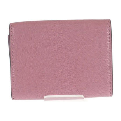 Christian DIOR Saddle Compact Wallet S5653cceh Trifold Wallet Goatskin Lavender