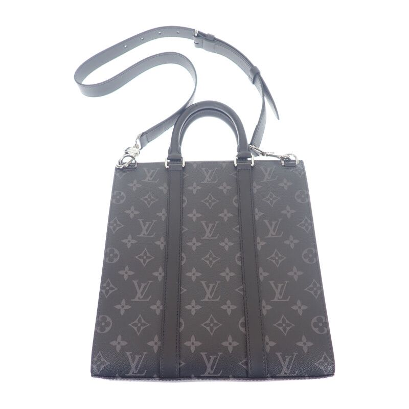 Louis Vuitton Sac Pla Cross M46098 2WAY Bag Monogram Eclipse Black Men Business