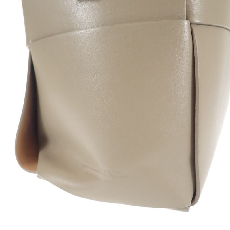 Bottega Veneta The Arco 620633 2-way Bag Handbag Calf Taupe Ladies Gift [AB
