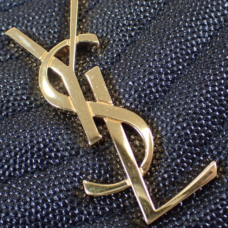 Saint Laurent Roux Mini Shoulder 612579_1gf01 Shoulder Bag Calf Black Ladies [AB