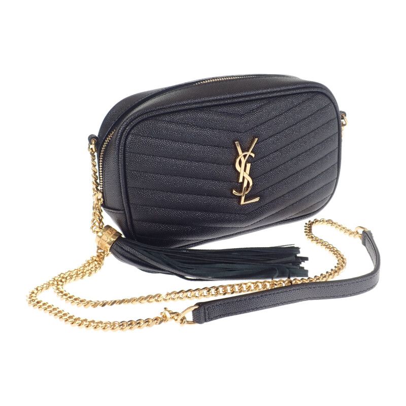 Saint Laurent Roux Mini Shoulder 612579_1gf01 Shoulder Bag Calf Black Ladies [AB