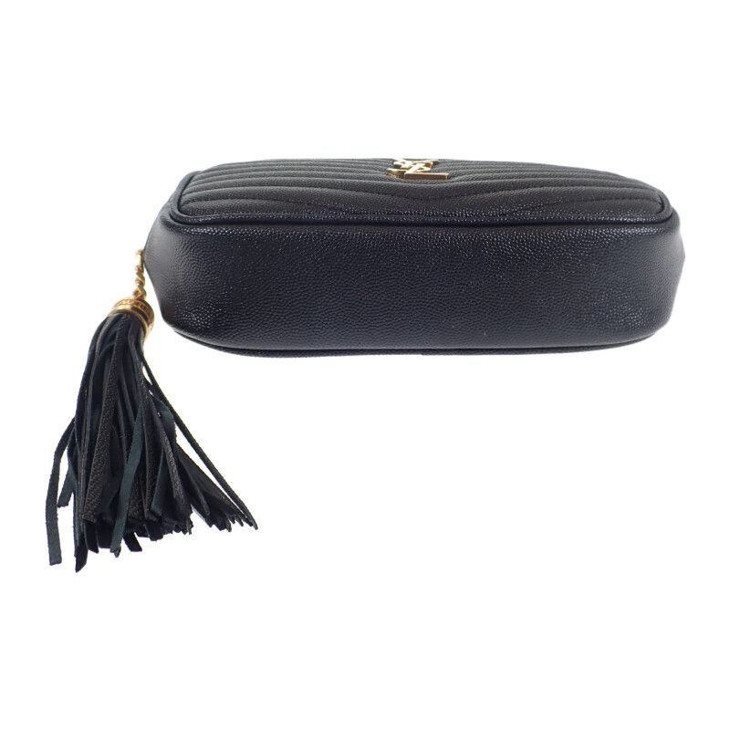 Saint Laurent Roux Mini Shoulder 612579_1gf01 Shoulder Bag Calf Black Ladies [AB