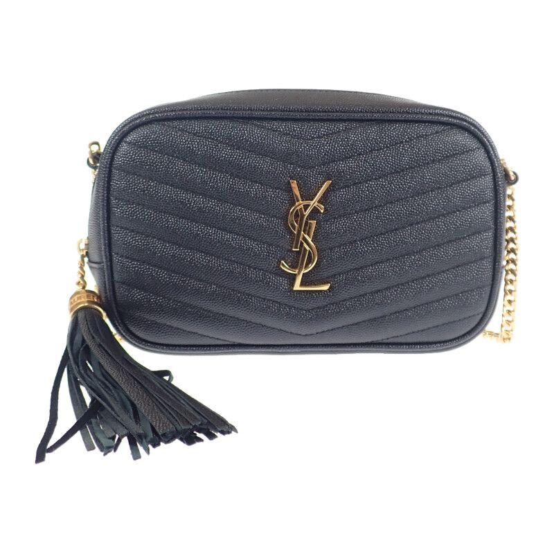 Saint Laurent Roux Mini Shoulder 612579_1gf01 Shoulder Bag Calf Black Ladies [AB