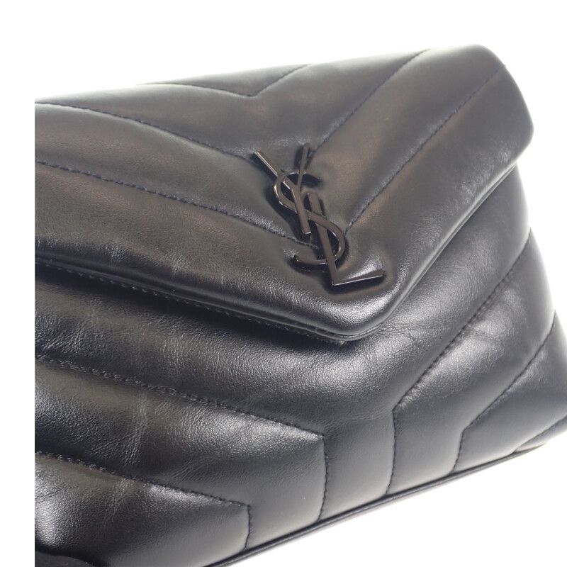 Saint Laurent Lou Toy Bag 630951_dv708_1000 Shoulder Bag Calf Black Women