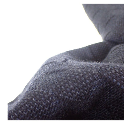 Louis Vuitton Neo Petit Damier M77987 Scarf Wool Leather Navy Men's Women's [AB