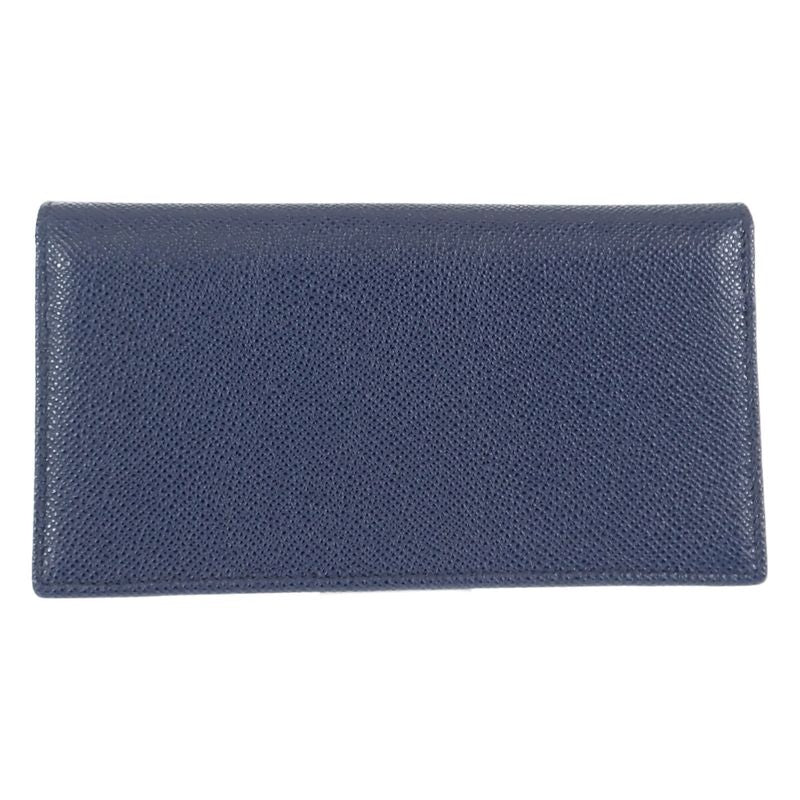 Bvlgari MAN 283811 Bifold Wallet Calf Navy Men's Iseya