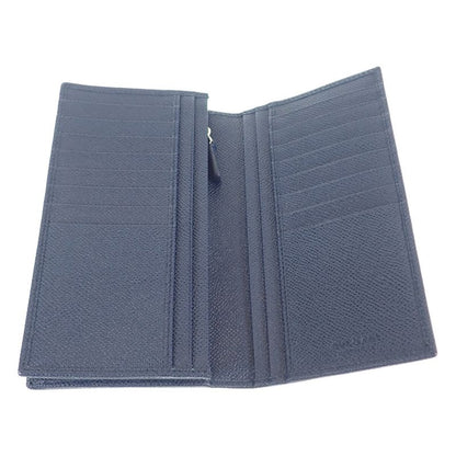 Bvlgari MAN 283811 Bifold Wallet Calf Navy Men's Iseya