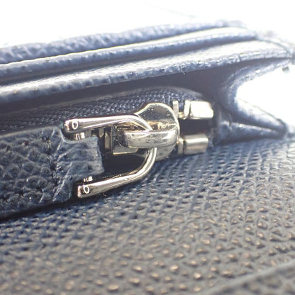 Bvlgari MAN 283811 Bifold Wallet Calf Navy Men's Iseya