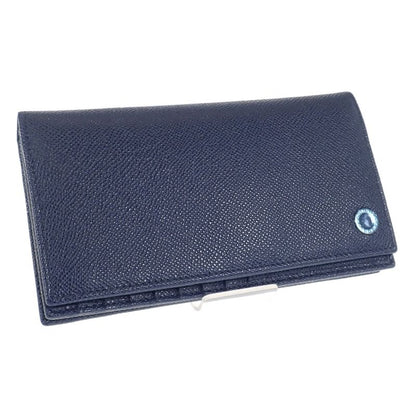 Bvlgari MAN 283811 Bifold Wallet Calf Navy Men's Iseya