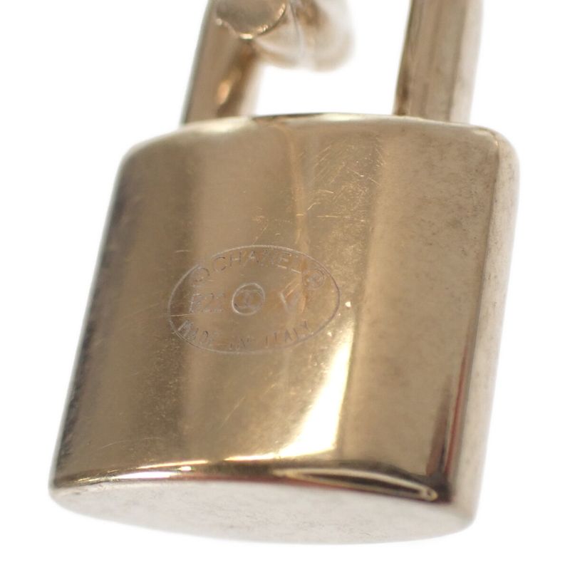 Chanel Cadenna Padlock Ab5936 Earrings Metal Gold Ladies [AB Rank]