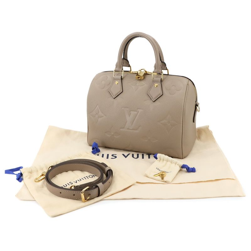 Louis Vuitton Monogram Empreinte Speedy Bandouliere 25 Hand Shoulder Bag