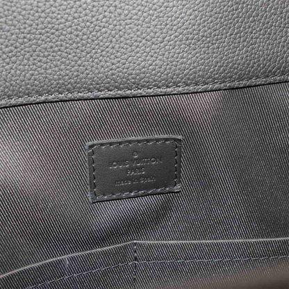 Louis Vuitton Aerogram Takeoff Tote Bag Leather Black M57308 RFID 90299581