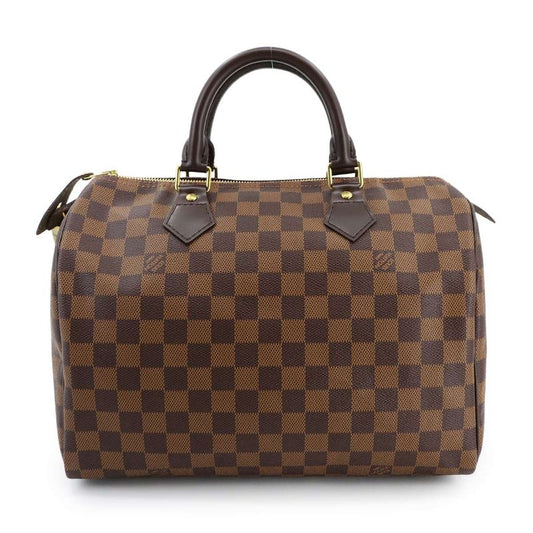 Louis Vuitton Damier Speedy 30 Hand Bag Ebène Brown N41531 Gold Hardware Speedy