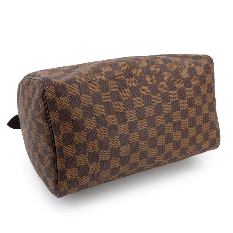 Louis Vuitton Damier Speedy 30 Hand Bag Ebène Brown N41531 Gold Hardware Speedy